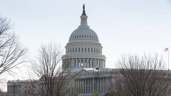 Здание Конгресса США на Капитолийском холме в Вашингтоне - Sputnik Afrique