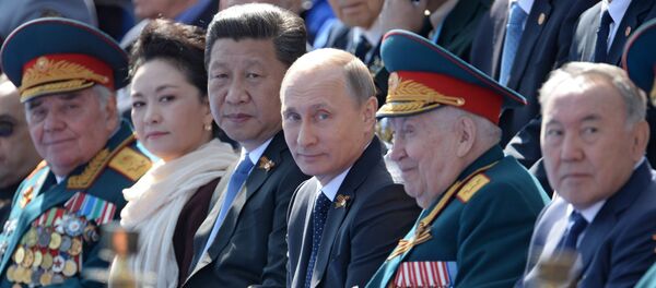 Военный парад в ознаменование 70-летия Победы в Великой Отечественной войне 1941-1945 годов - Sputnik Afrique