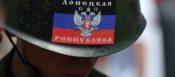 Митинг в поддержку Донецкой Народной Республики (ДНР) на площади Ленина в Донецке - Sputnik Afrique