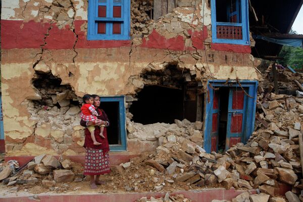 Népal: la vie au milieu des ruines - Sputnik Afrique