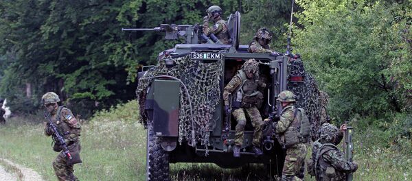 Estonian army faces OPFOR during Saber Junction 14 - Sputnik Afrique
