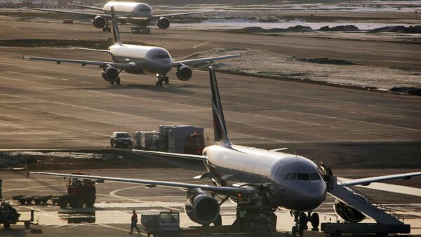 Airbus-319, Airbus-320 and Boeing-767 at Sheremetyevo airport - Sputnik Afrique