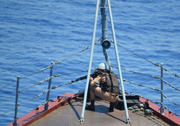 Exercice russo-chinois en Méditerranée - Sputnik Afrique