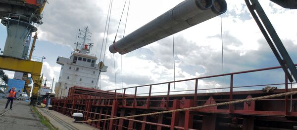 Tubes pour la construction d'un gazoduc - Sputnik Afrique