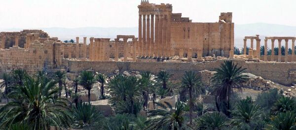 This photo released on Sunday, May 17, 2015, by the Syrian official news agency SANA, shows the general view of the ancient Roman city of Palmyra, northeast of Damascus, Syria. - Sputnik Afrique