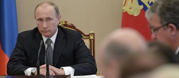 Президент РФ В.Путин провел совещание с членами правительства РФ - Sputnik Afrique