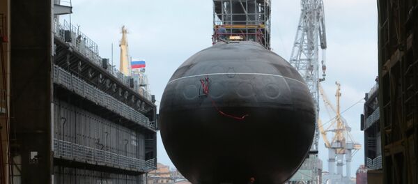 Спуск на воду подводной лодки Новороссийск в Санкт-Петербурге - Sputnik Afrique