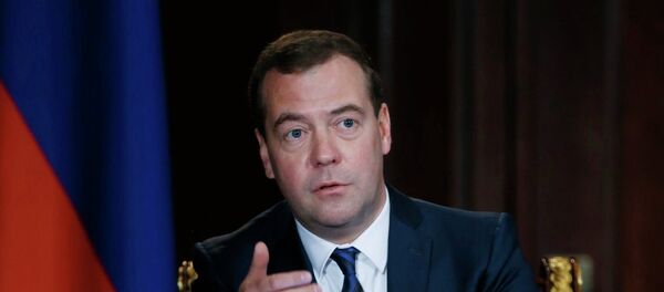 Dmitri Medvedev, chef du gouvernement de Russie - Sputnik Afrique