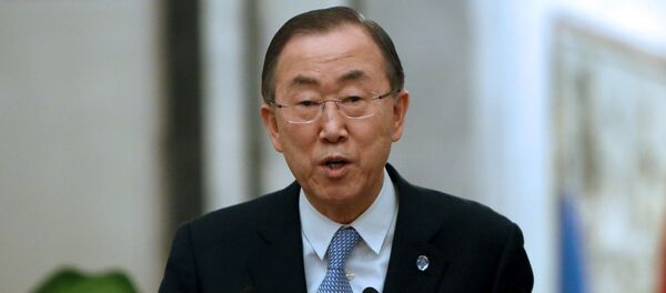 The Syrian people are victims of the worst humanitarian crisis of our time, said United Nations Secretary-General Ban Ki-Moon The Syrian people are victims of the worst humanitarian crisis of our time, said United Nations Secretary-General Ban Ki-Moon - Sputnik Afrique