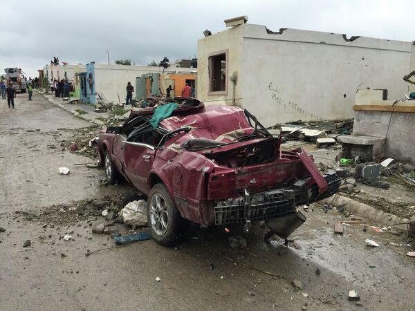 Une ville mexicaine ravagée par une tornade en six secondes - Sputnik Afrique