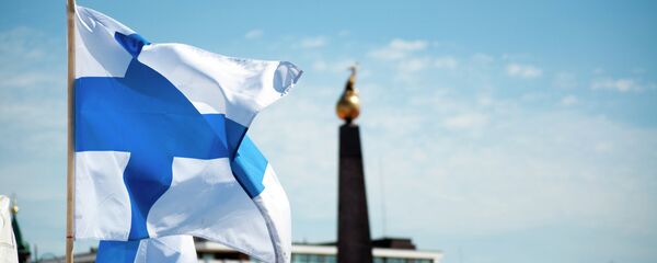 drapeau de la Finlande - Sputnik Afrique
