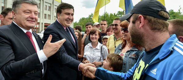 Президент Украины П.Порошенко назначил М.Саакашвили главой Одесской области - Sputnik Afrique