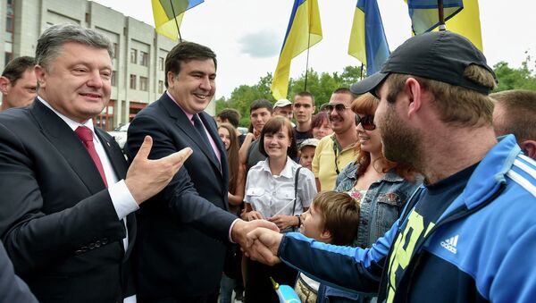 Президент Украины П.Порошенко назначил М.Саакашвили главой Одесской области - Sputnik Afrique