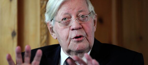 Former German Chancellor Helmut Schmidt Former German Chancellor Helmut Schmidt - Sputnik Afrique