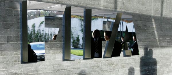 The FIFA logo at the headquarters Zurich, Switzerland - Sputnik Afrique