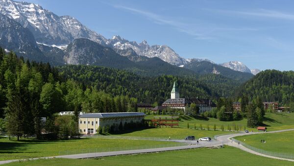 Les montagnes prés de Garmisch-Partenkirchen - Sputnik Afrique