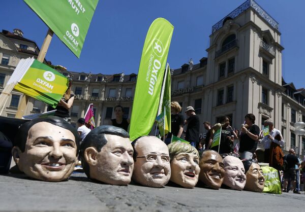 Manifestation contre le sommet du G7 à Munich - Sputnik Afrique