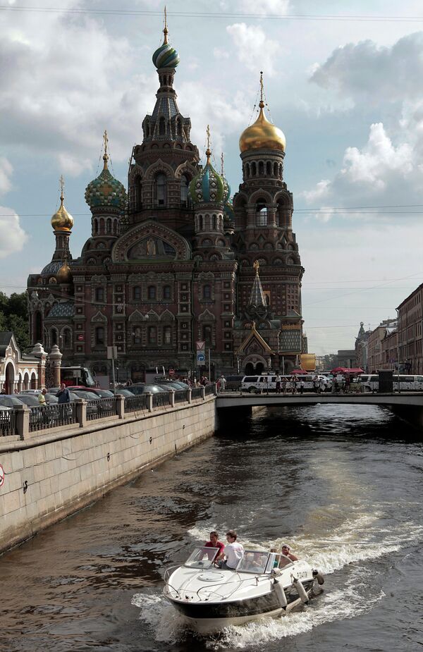 Cathédrale Saint-Sauveur-sur-le-Sang-Versé - Sputnik Afrique