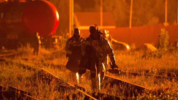 Incendie d’un dépôt pétrolier en Ukraine - Sputnik Afrique