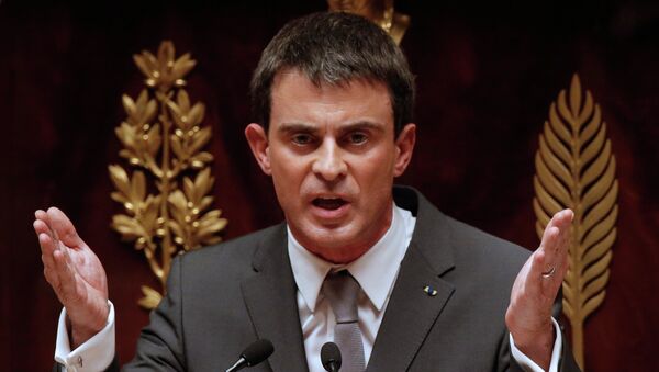French Prime Minister Manuel Valls - Sputnik Afrique