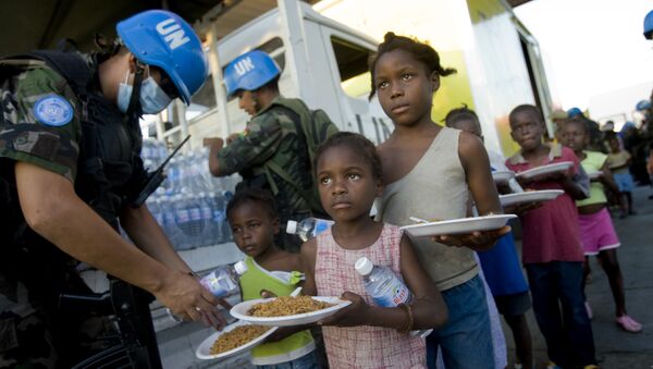 Les Casques bleus de l'Onu en Haïti - Sputnik Afrique