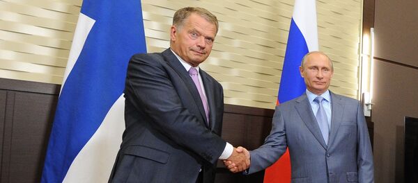 Sauli Niinistö et Vladimir Poutine - Sputnik Afrique