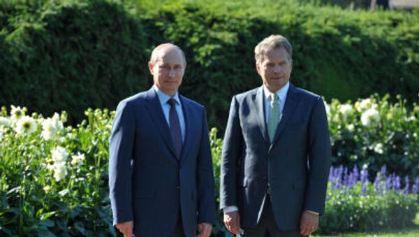 Venäjän presidentti Vladimir Putin ja Suomen presidentti Sauli Niinistö - Sputnik Afrique