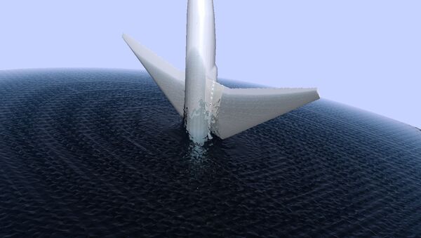 Un avion tombe dans l'eau (image d'illustration) - Sputnik Afrique