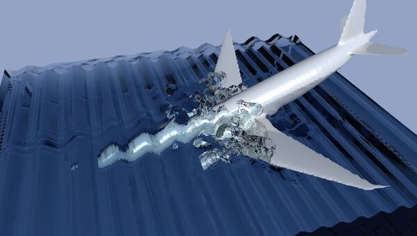 Boeing MH370: chute de l'avion dans l'eau - Sputnik Afrique