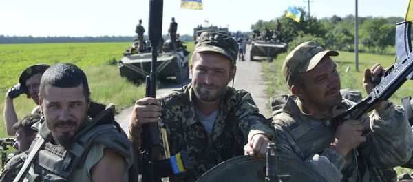 Des militaires ukrainiens - Sputnik Afrique