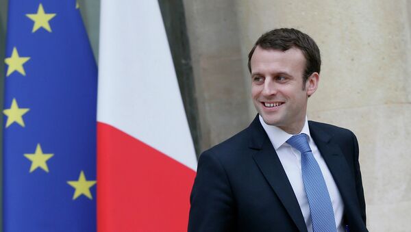 Emmanuel Macron, ministre français de l'Economie, de l'Industrie et du Numérique - Sputnik Afrique