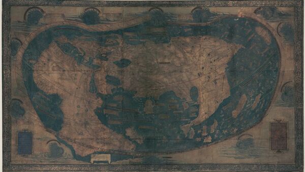 Map of the world by Henricus Martellus Germanus - Sputnik Afrique