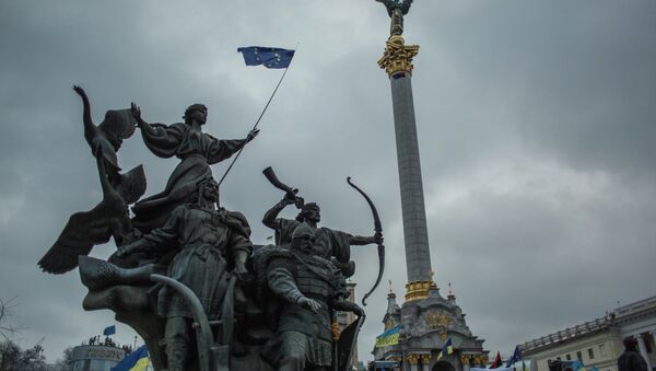 La place de l'Indépendance, Kiev. Photo d'archives. - Sputnik Afrique