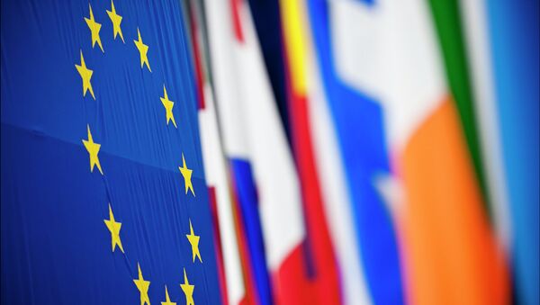 Drapeaux des pays membres de l'UE, Strasbourg - Sputnik Afrique
