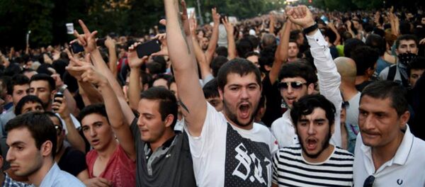 Protest in Yerevan - Sputnik Afrique