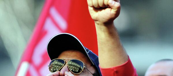 Антиправительственные протесты в Белграде - Sputnik Afrique