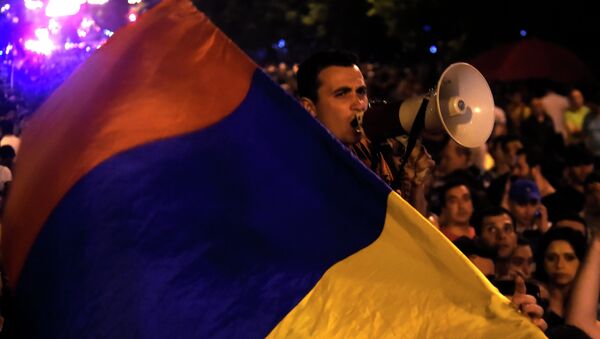 Protests in Yerevan - Sputnik Afrique