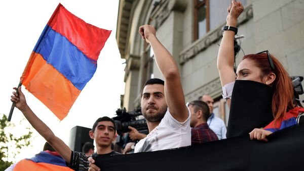 protestations à Erevan - Sputnik Afrique