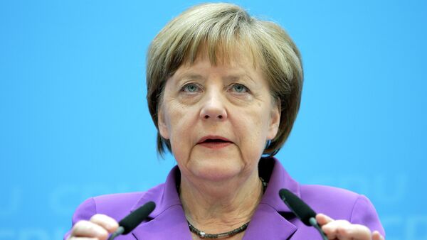 German Chancellor Angela Merkel has come out in defense of her staff, denying media reports that her administration lied about plans to reach a no-spying agreement with the United States. - Sputnik Afrique