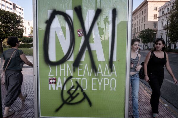 La Grèce à la veille du référendum - Sputnik Afrique
