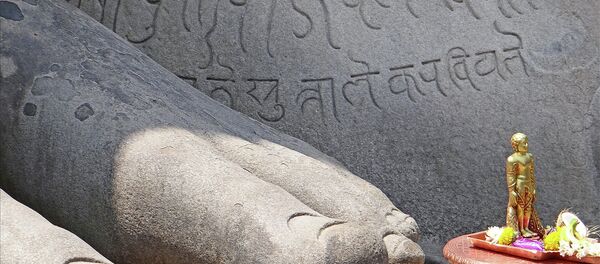 Le pied de Gomateshwara (Sravanabelgola, Inde) - Sputnik Afrique