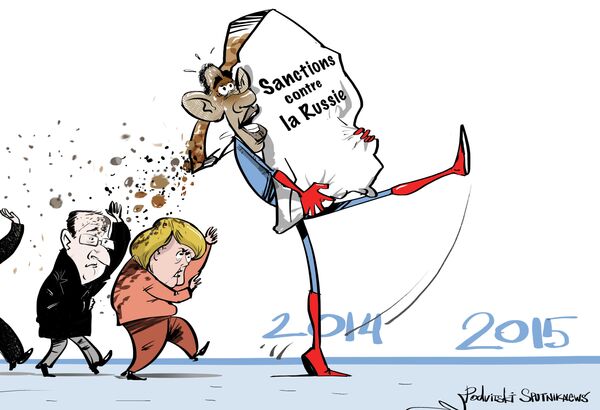 Le président américain Barack Obama a prolongé d'un an les sanctions imposées contre la Russie Le président américain Barack Obama a prolongé d'un an les sanctions imposées contre la Russie - Sputnik Afrique