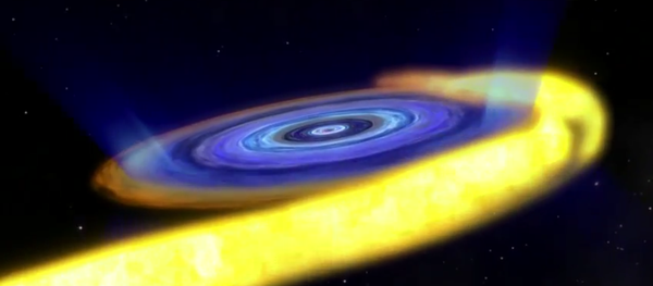 Un trou noir se manifeste dans les profondeurs de l'espace Un trou noir se manifeste dans les profondeurs de l'espace - Sputnik Afrique