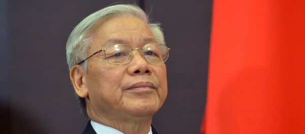 le secrétaire général du Parti communiste vietnamien, Nguyen Phu Trong - Sputnik Afrique