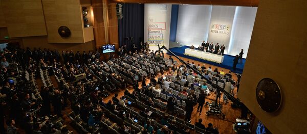 Подписание совместных документов по итогам встречи лидеров БРИКС - Sputnik Afrique