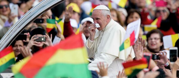 Le pape François en Bolivie - Sputnik Afrique