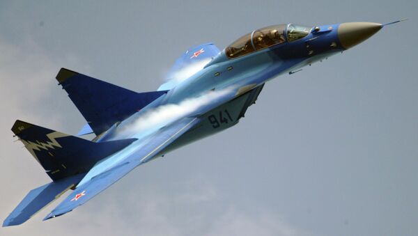 Russian MiG-29K performs at the MAKS 2007 Air Show at Zhukovsky airfield outside Moscow, Saturday, Aug. 25, 2007 - Sputnik Afrique