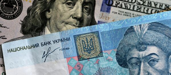 Les billets américain et ukrainien - Sputnik Afrique