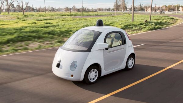 Google Car, voiture sans chauffeur - Sputnik Afrique