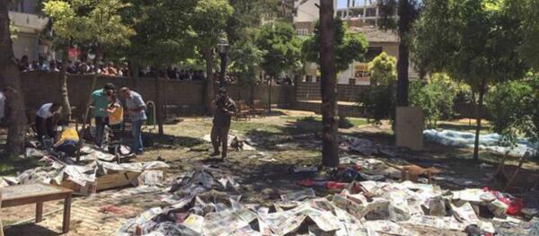 After explosion inTurkey, Suruc - Sputnik Afrique